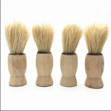Деревянная ручка барсук для волос помазок для мужчин усы парикмахерский инструмент Мода щетка для бритья ручной инструмент