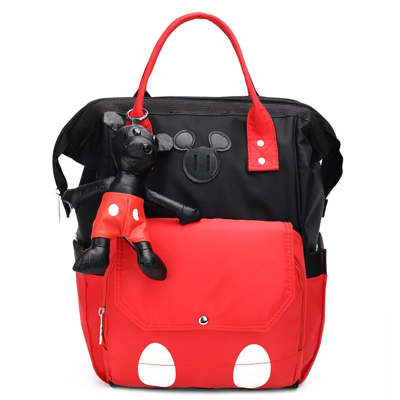 

High Quality Mickey Backpack Carvas Female Minnie Bag Women's Backpack Sweet Boy Girls Backpacks School Bag Mochila Feminina