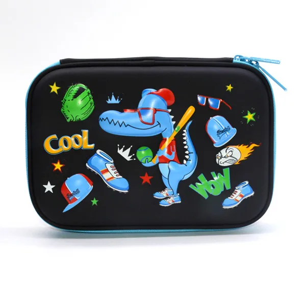 Чехол для карандашей с акулой EVA estuche escolar из искусственной кожи trousse scolaire stylo Kawaii чехол для ручек с изображением рыбы и единорога, пенал kalem kutusu - Цвет: K