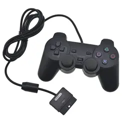 Протянутая проволока 1,8 м шок пульт дистанционного управления для PS2 проводной игровой контроллер для sony PS2 проводной блок управления
