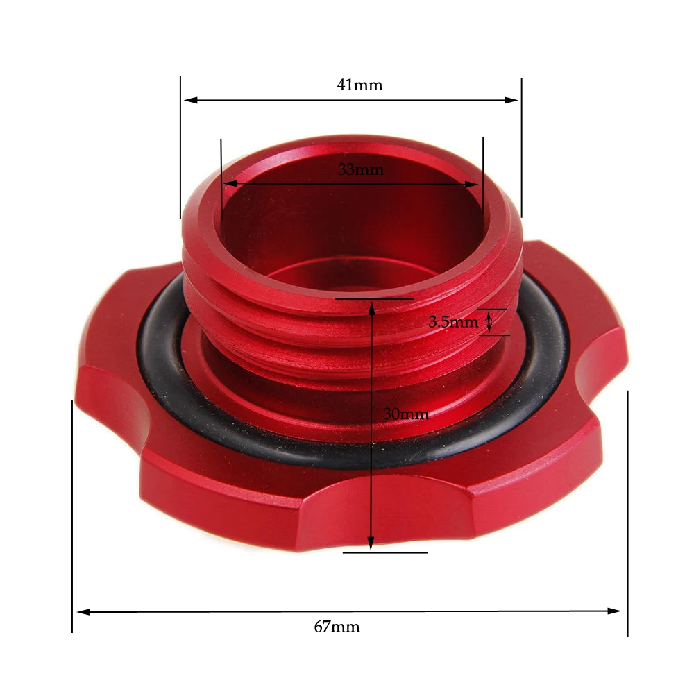 Новая красная алюминиевая крышка заглушки для заливки моторного масла для Subaru WRX STI Liberty Forester Legacy Impreza Exiga Motor Sports