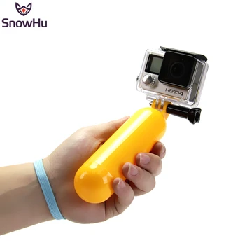 SnowHu for Gopro Bobber Floating Floaty Handheld Stick tripod accessories SJCAM