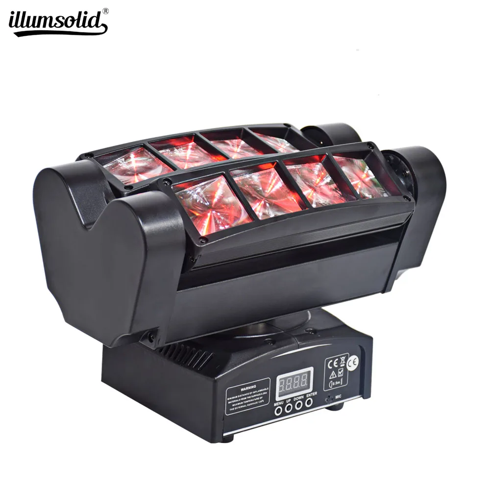 

8x10w Rotating Moving Head LED Stage Effect Lamp Spider Stage Beam Light for Disco