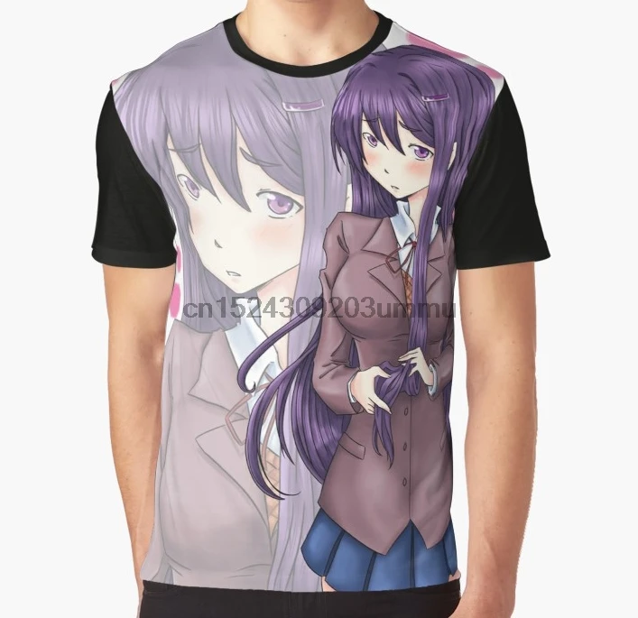 

All Over Print Women T Shirt Men Funny tshirt doki doki . yuri Graphic Women T-Shirt