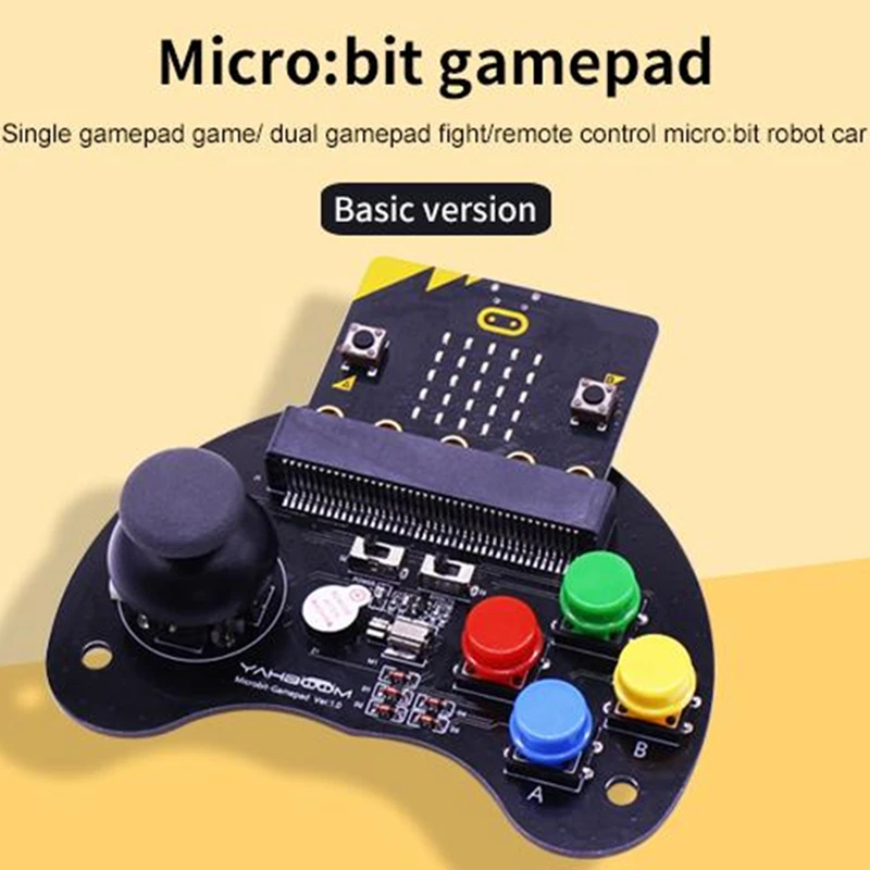 

Yahboom micro: bit Базовая игровая ручка пульт дистанционного управления для умного робота автомобиля