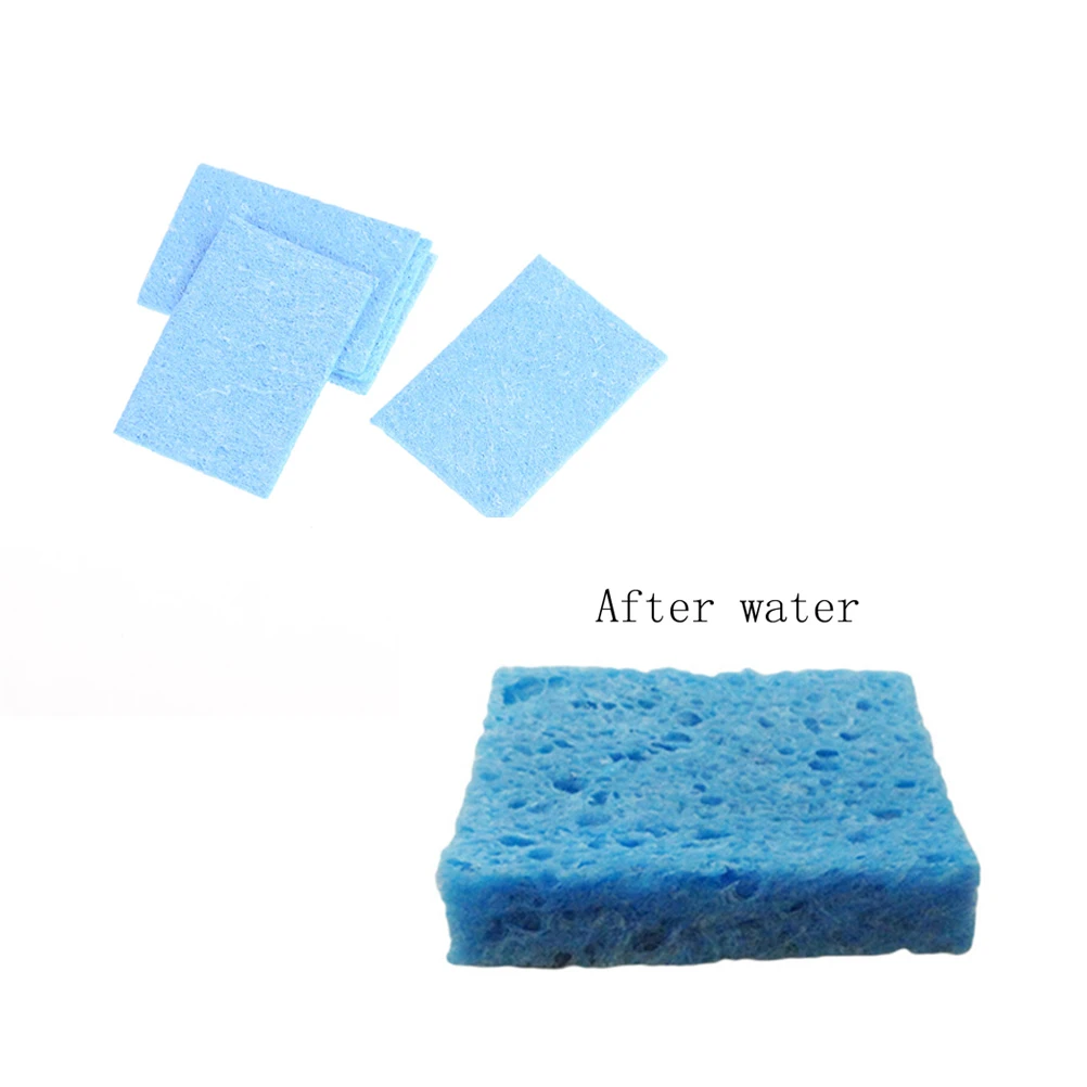 5pcs/lot 4cmx6cm Welding Cleaning Sponge Pads  Soldering Iron Solder Tip Hand Tool