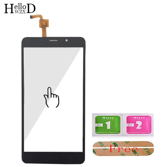 5.7 inch Mobile Phone Touchscreen For Leagoo M8 / M8 Pro Touch Screen Glass Digitizer Panel Lens Sensor Glass Adhesive Gift -
