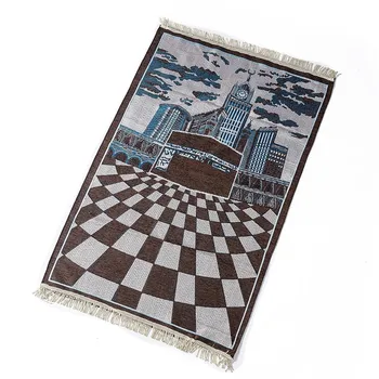 

Wholesale 70*110cm Thin Travelling Islamic Muslim Prayer Mat /rug/carpet for Worship Salat Musallah Prayer Rug Praying Mat PM37