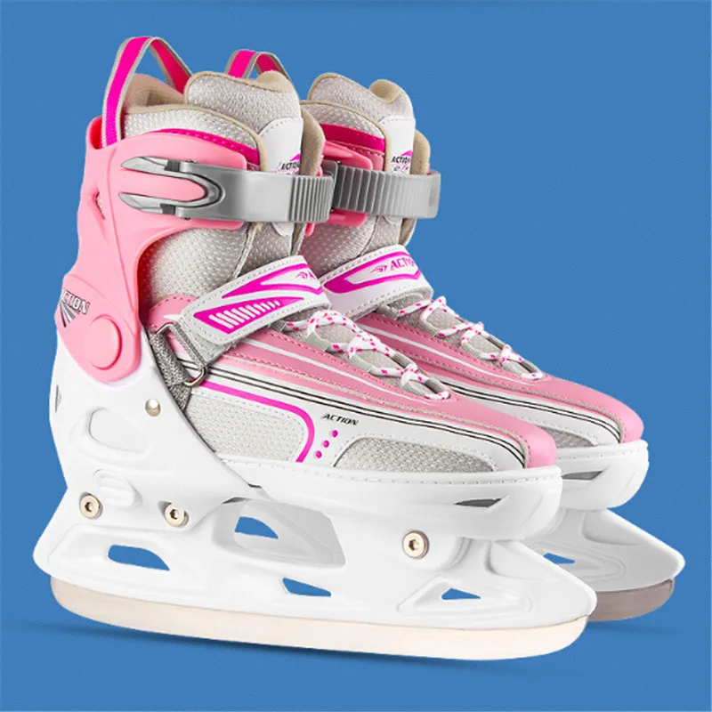 [الجليد تزلج الأحذية] مضمنة الجليد الزلاجات ل الجليد التزلج ، 4 حجم قابل للتعديل ، ل الكبار طفل الأطفال رجل امرأة ، متعة في الشتاء