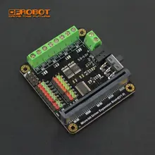 DFRobot микро: бит микродолото драйвер контроллер привода/плата расширения с 4-полосная мотор диски+ 8-канальный видеорегистратор с сервоприводом интерфейсов для детей