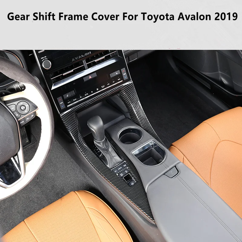 Для Toyota Avalon ABS рычаг переключения передач из углеродного волокна Панель отделка