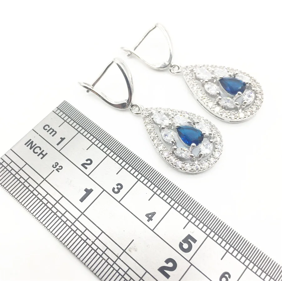 Серьги подвески для невесты с фианитами фианитом|dangle drop earings|dangle earringsdrop dangle earrings |