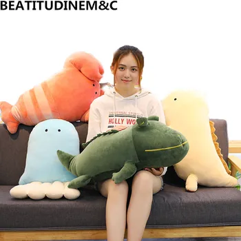

Cute Sea Animal Plush Toy Doll Jellyfish Lobster Cynops Filled Toys Kids Toys Children's Toys Sofa Pillow Cushion Home Decor