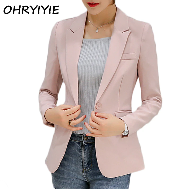 OHRYIYIE 2018 New Arrivals Women Blazer And Jacket Ladies Business
