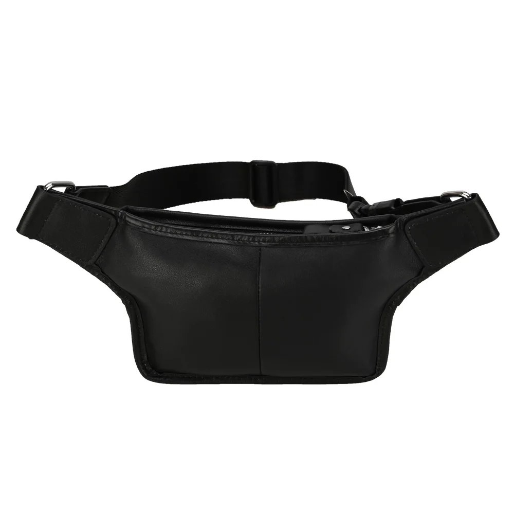 Tiding Новая Мужская Дизайнерская тисненая кожаная сумка с карманами, повседневная квадратная сумочка, рюкзак, сумка для хранения ремня, маленькая нагрудная сумка черного цвета