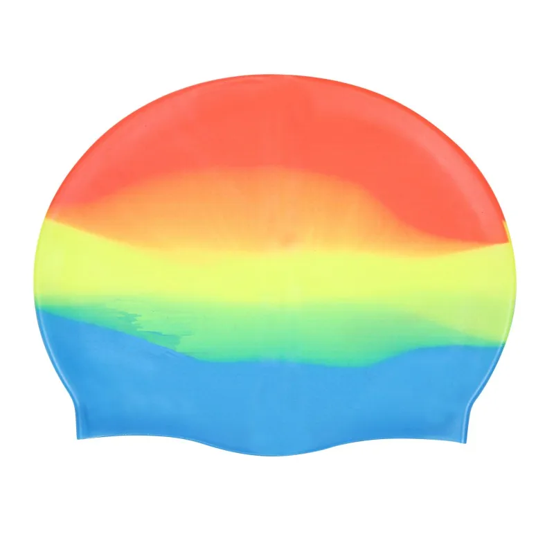 Горячая Распродажа года. Разноцветные силиконовые плавающие кепки для взрослых. Антистатические защитные эластичные шапочки для волос. Новинка - Цвет: J