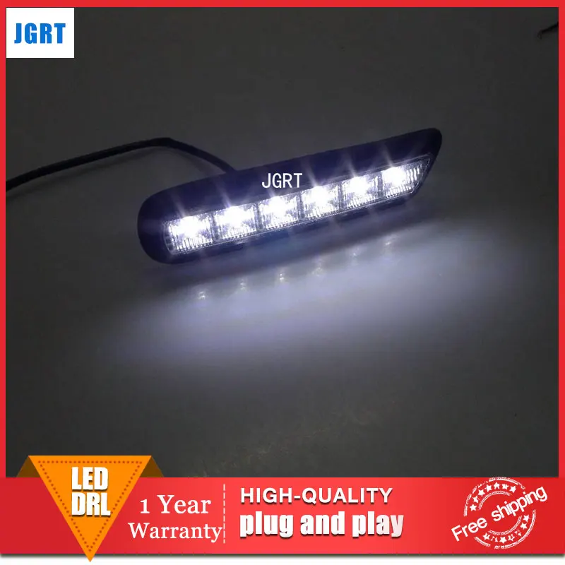 

car styling 2010-2012 For Mitsubishi ASX LED DRL For ASX led fog lamps daytime running light High brightness guide LED DRL