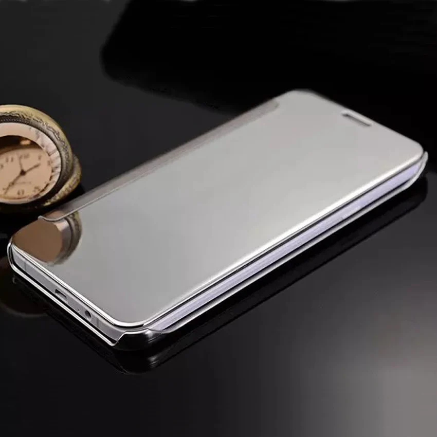 Откидной зеркальный чехол для телефона Samsung Galaxy J5 2015 J3 2016 J 5 3 SM J320 J320FN J500 J500F J500FN J320F