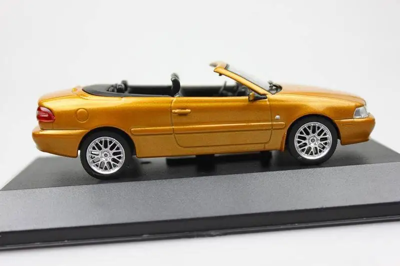 Atlas 1:43 volvo C70 модели автомобилей из сплава, оранжевый родстер