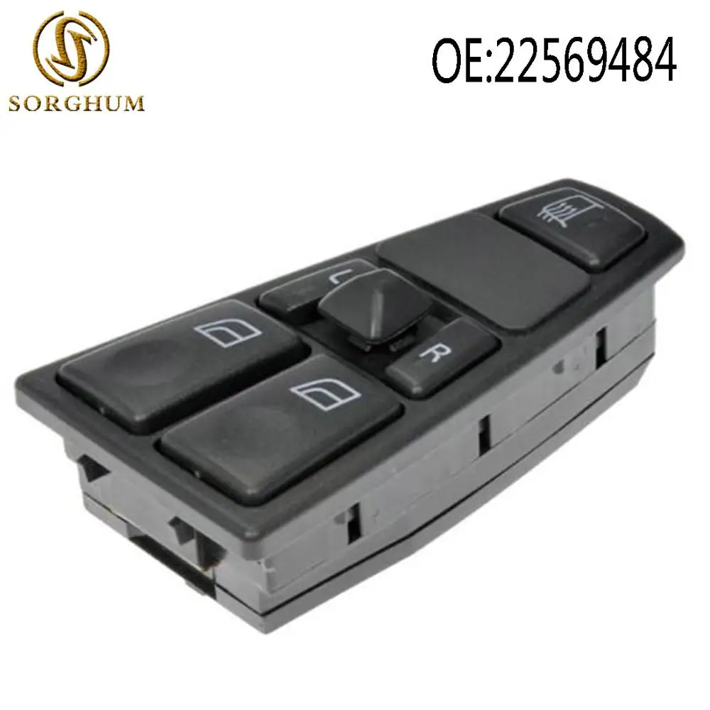 

22569484 Мощность стеклоподъемника Управление переключатель Замените передней стороны водителя подходит 2005 2006 2007 2008-2014 Volvo VN