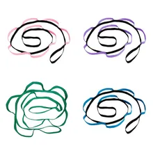 Йога растяжения фитнес Натяжной ремень удлиняется 2,5 м пояс помощь упражнения Training танец Тренажерный зал