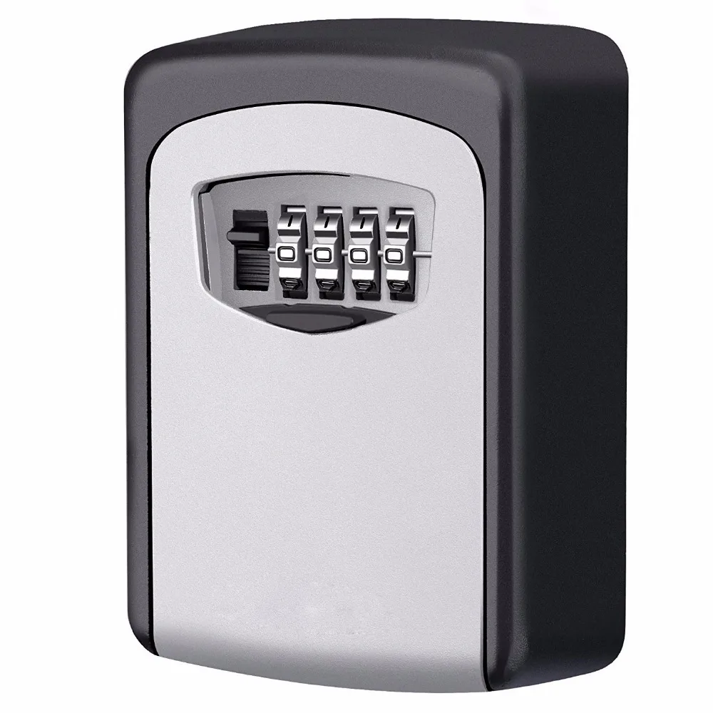 US $15.51 Keybox Lock Key Safe Box Outdoor Wall Mount Combination Password Lock Hidden Keys Storage Box Security Safes For Home Office