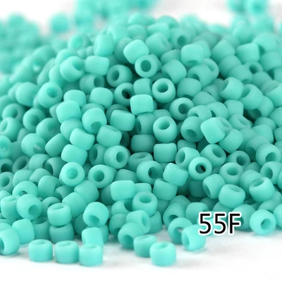 

Seed Beads/Handmade DIY 2MM 1000pcs blue opaque crafts supplies Round Loose Spacer premium Glass Seed Beads, Japanese seed Beads