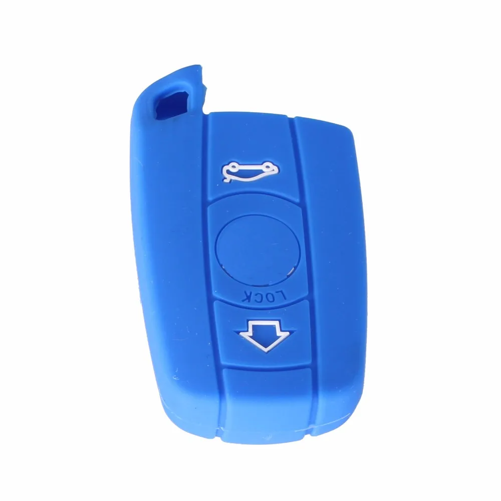 Силиконовый чехол для ключей KEYYOU BMW 1 3 5 6 X серии Smart Fob держатель кнопки E90 E91 E92 E60|case