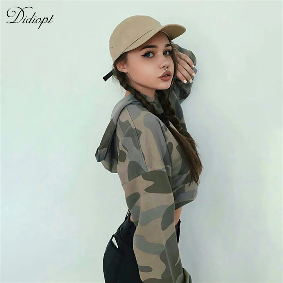 Didiopt 2018 новая модель Камуфляжный свитер подходит для женщин с лучшим принтом
