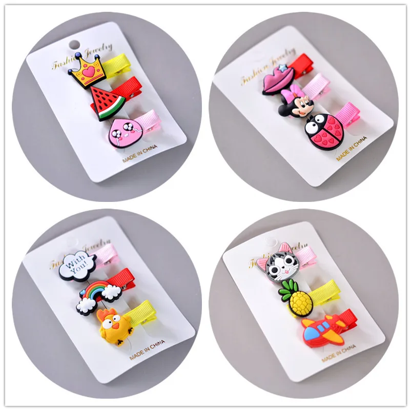 

2017 cute cartoon kids girls hair clips hairpin barrette accessories for children cute hairclip headdress hairgrip headwear