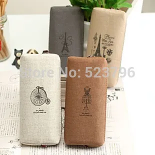 1pcs Retro and classic design practical font b tool b font Canvas Paris Pencil Pen font
