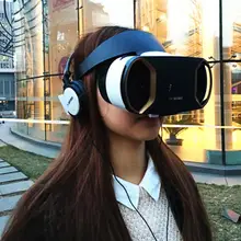 2018 new Virtual Reality 3D VR Glasses Helmet for 4-6 inch Android ios Smartphone 3D Virtual Video + Free Remote Control