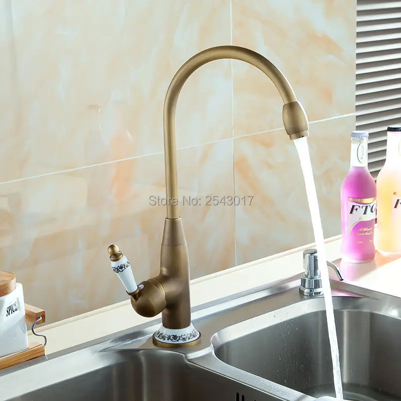8-Antique-Brass-Kitchen-Faucets-Brass-Porcelain-Base-Bathroom-Sink-Basin-Faucet-Mixer-Tap-9065AP-360 (5)