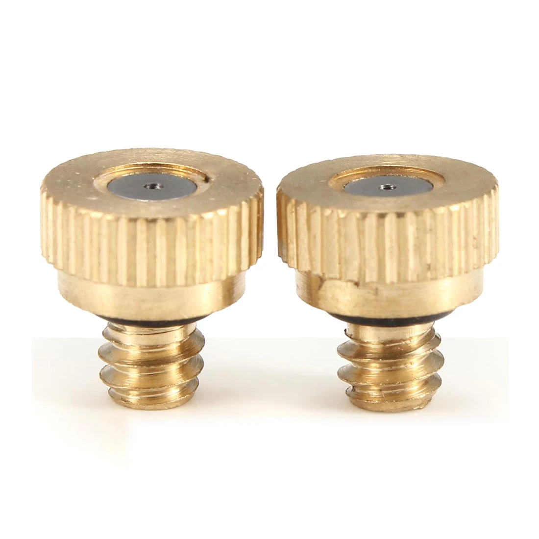 LIXF 10Pcs Brass Misting Nozzles For Garden Pore size 0.8mmin Spray