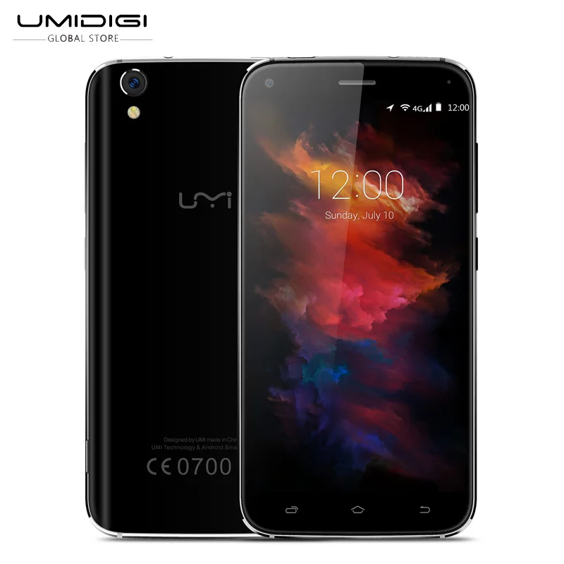 UMI diamond 4 г LTE Смартфон Android 6.0 MTK 6753 Octa Core 5 дюймов 1280x720 HD 3 ГБ оперативная память 16