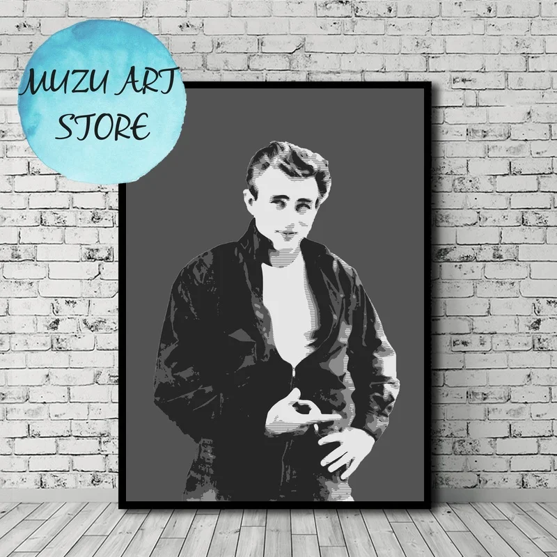 

Jame Dean Poster Canvas Print Home Wall Decor No Frame