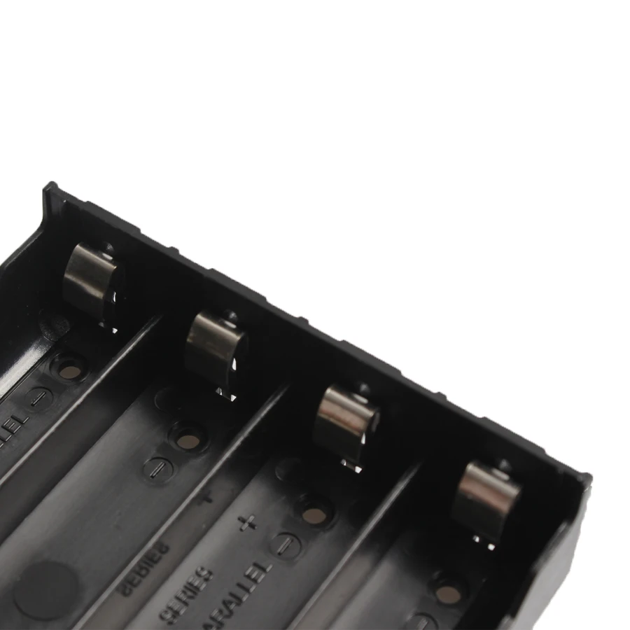 100PCS/lot Wholesale 18650 Battery Plastic Storage Box For 4*3.7V 18650 Lithium Battery With 8Pin For Soldering Connect