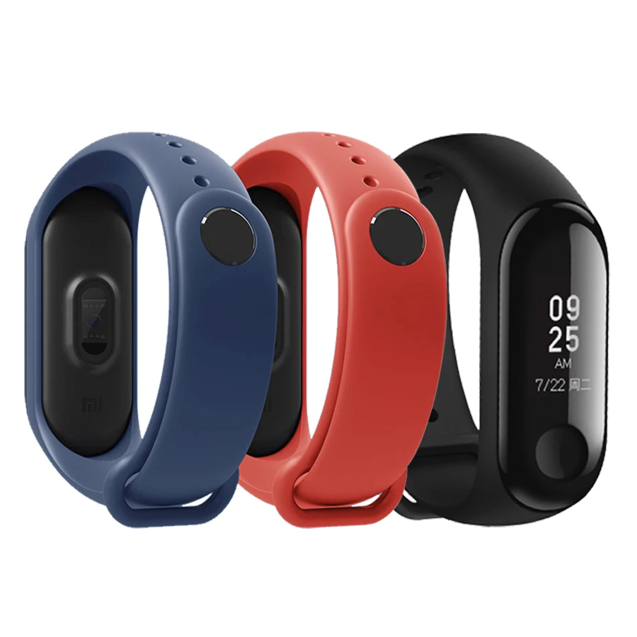 [Глобальная версия] Оригинальный Xiaomi miband 3 mi band монитор сердечного ритма фитнес
