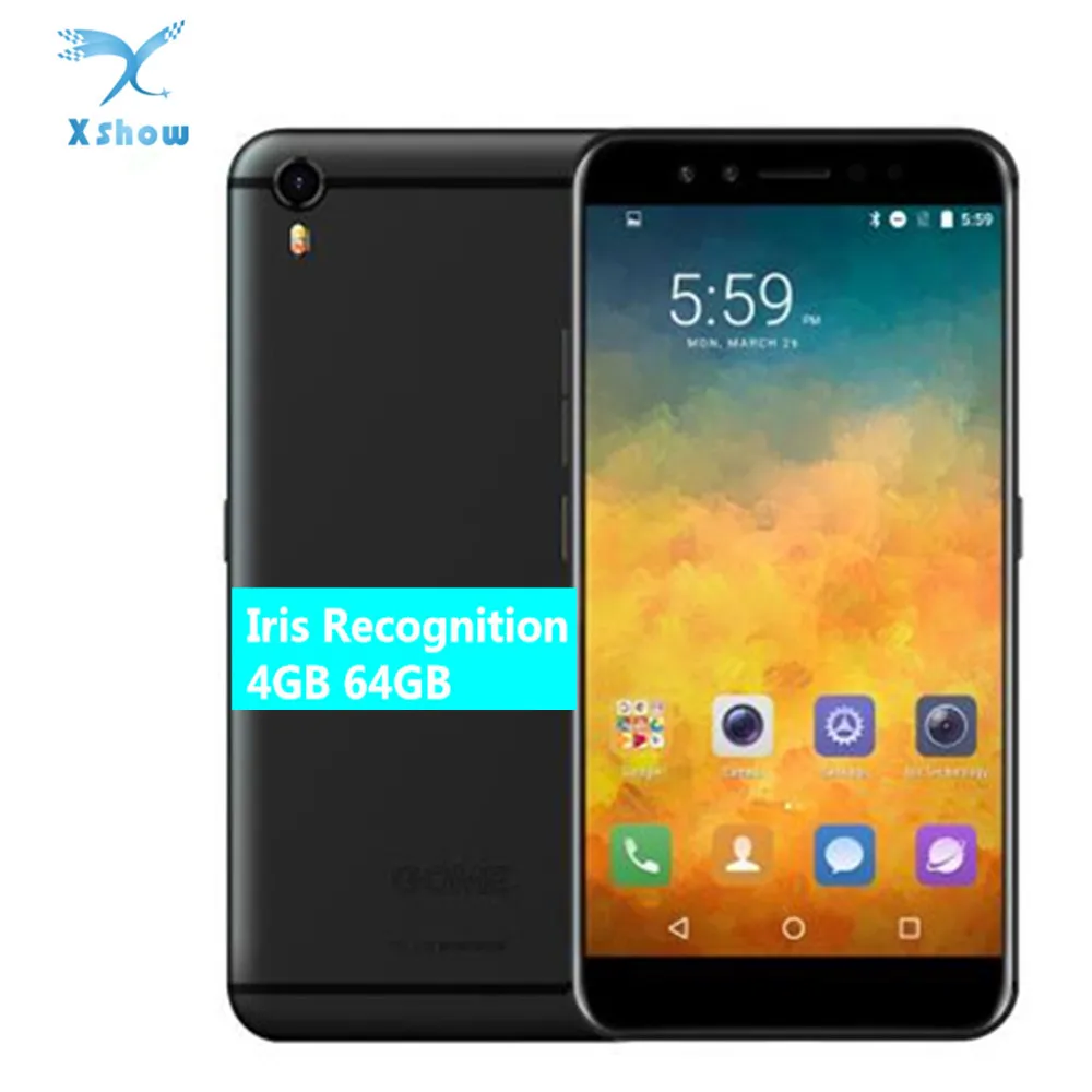 GOME K1 4GB ram Мобильный телефон Helio P20 MTK6757 2,3 GHz Octa Core 5," FHD экран Android 6,0 Touch ID 4G LTE - Цвет: 4GB 64GB BLACK