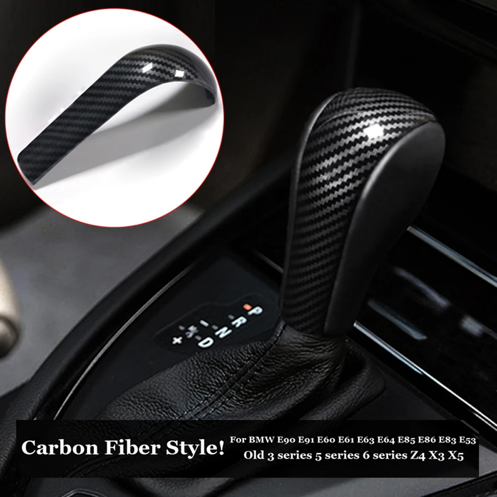 

Decoration Gear Shift Cover Moulding For BMW E90 E91 E60 E61 3-Series Black Carbon Fiber High Quality Replaces