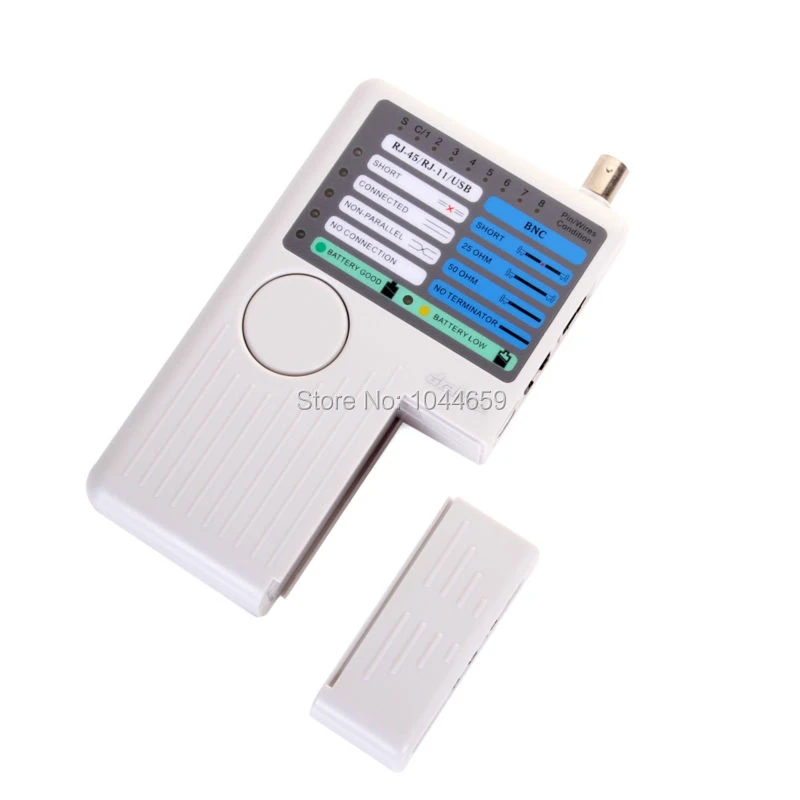 Multifunction 4 in 1 Remote RJ11 RJ45 USB BNC LAN Network Cable Tester Phone Cable Cat5 Cat6 Tester Meter cable toner probe