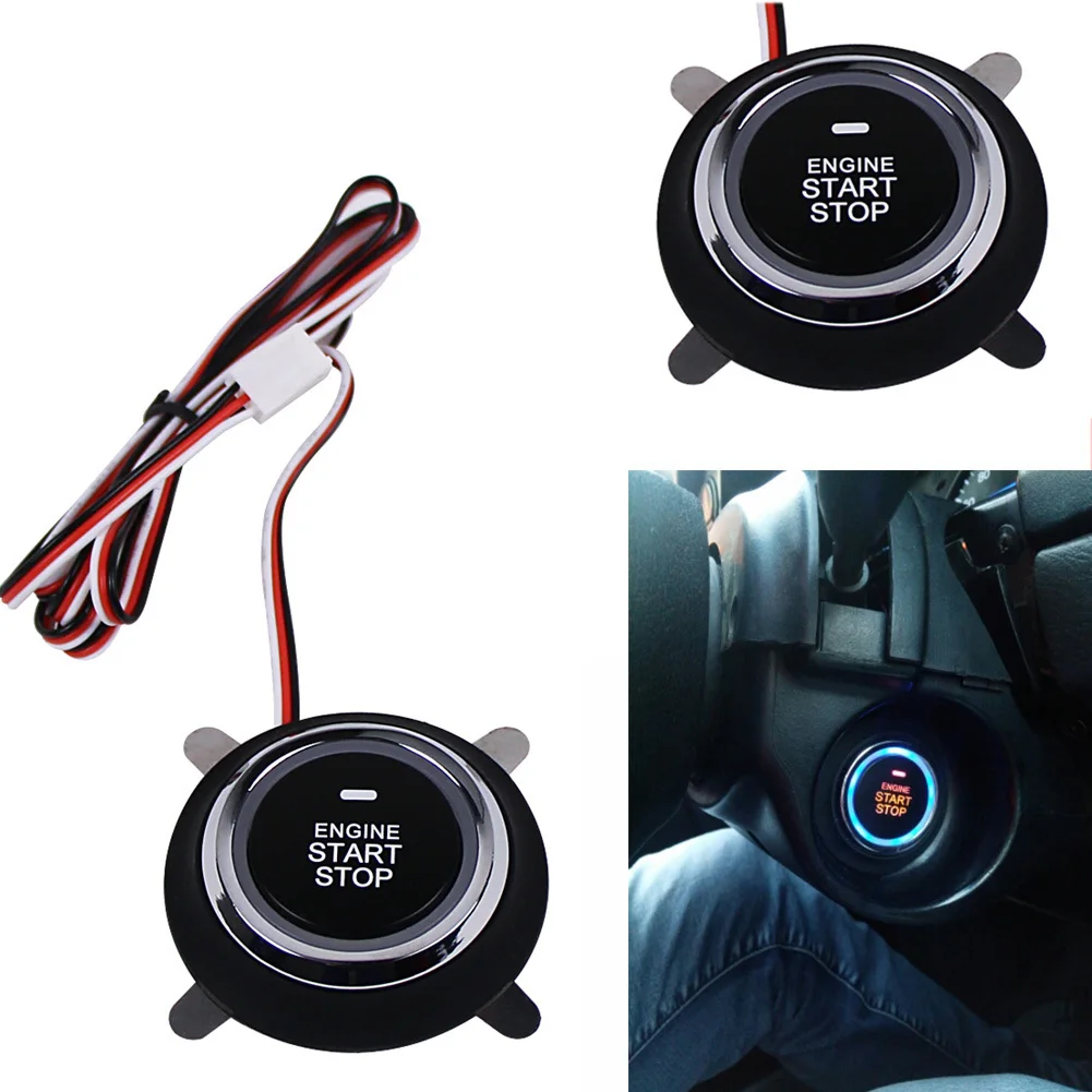 Car Engine Push Start Stop Button for Toyota Ford Peugeot 307 Mercedes Volkswagen Mazda 3 Passat B6 Auto Ignition Remote Starter