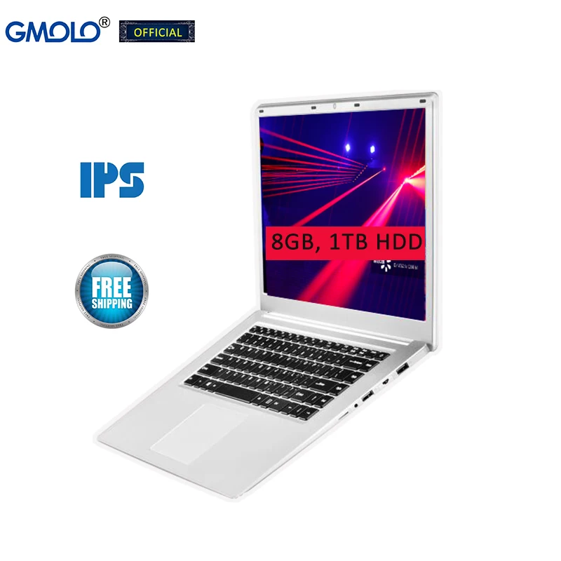 Ультрабук Celeron J3455 15 6 дюйма 8 Гб ОЗУ ТБ HDD четырехъядерный 1920*1080 IPS экран USB 3 0 HDMI