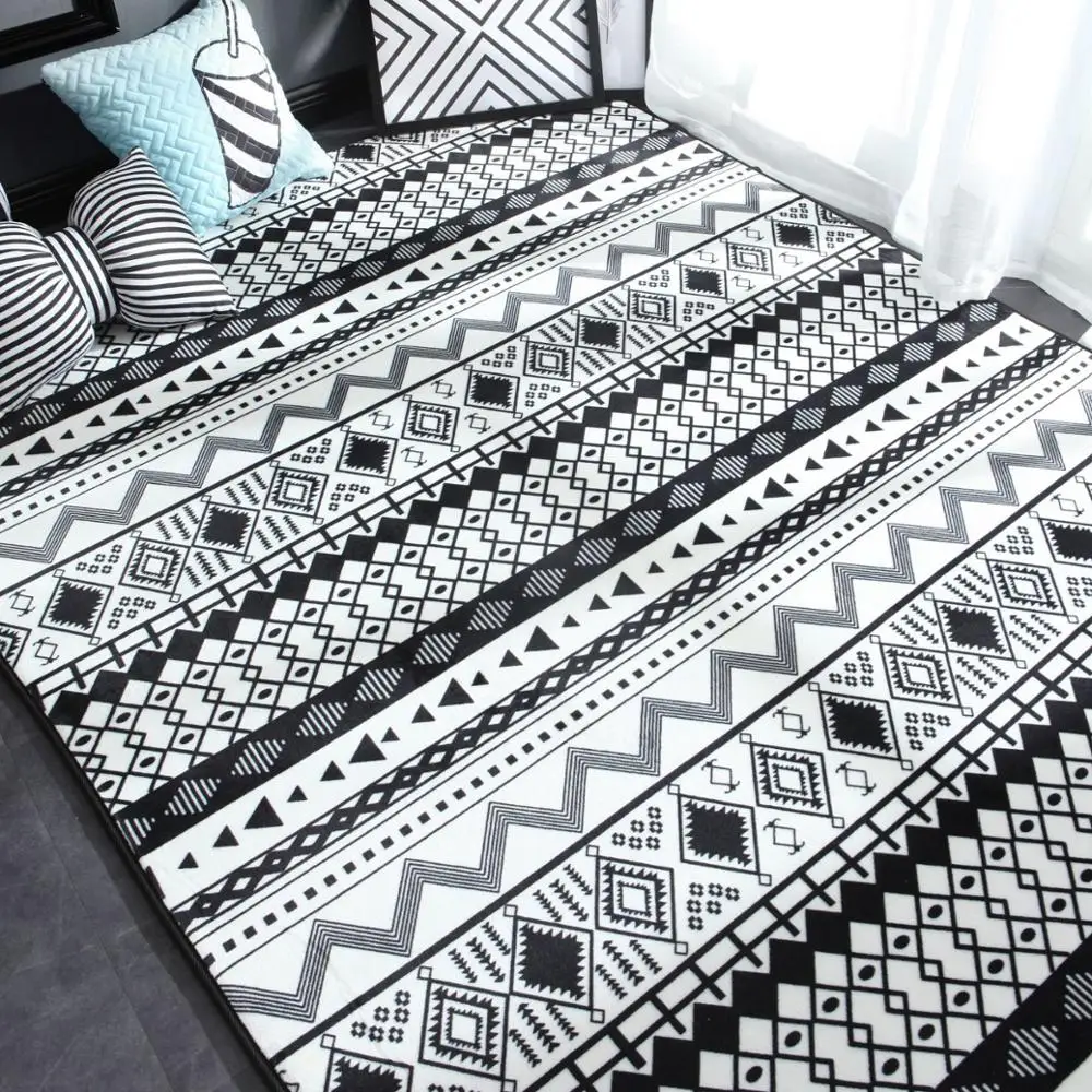 INS коврик с геометрическим рисунком Коврик для прихожей для кухни, гостиной, ванной комнаты, туалета, Нескользящие Коврики для пола, коврик против скольжения на заказ