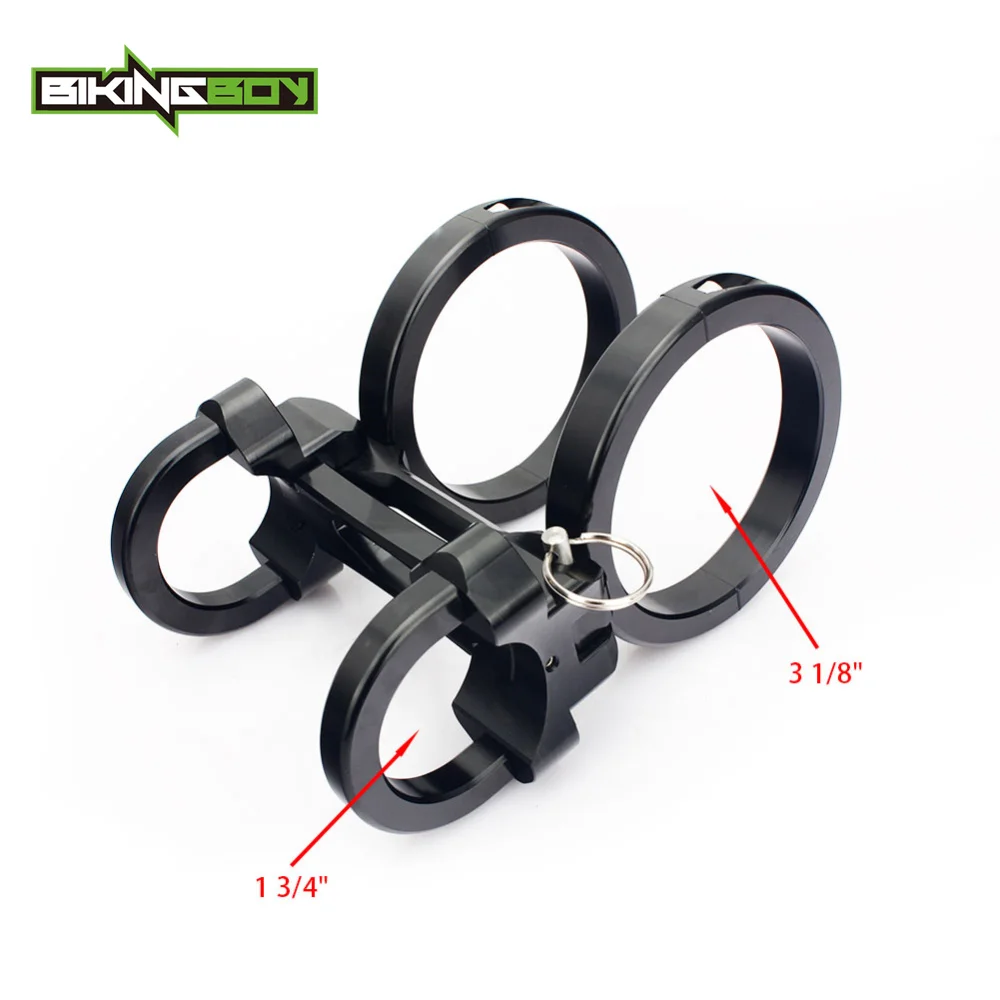 

BIKINGBOY 3 1/8" For UTV Honda Polaris RZR Jeep Rhino 1 3/4" 1.75 Tube Roll Cage Quick Release Fire Extinguisher Mount