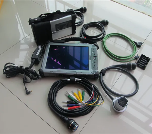  Super mb star c5 mit ssd 2019 neueste software laptop xplore ix104 c5 tablet pc i7 4g diagnose werk