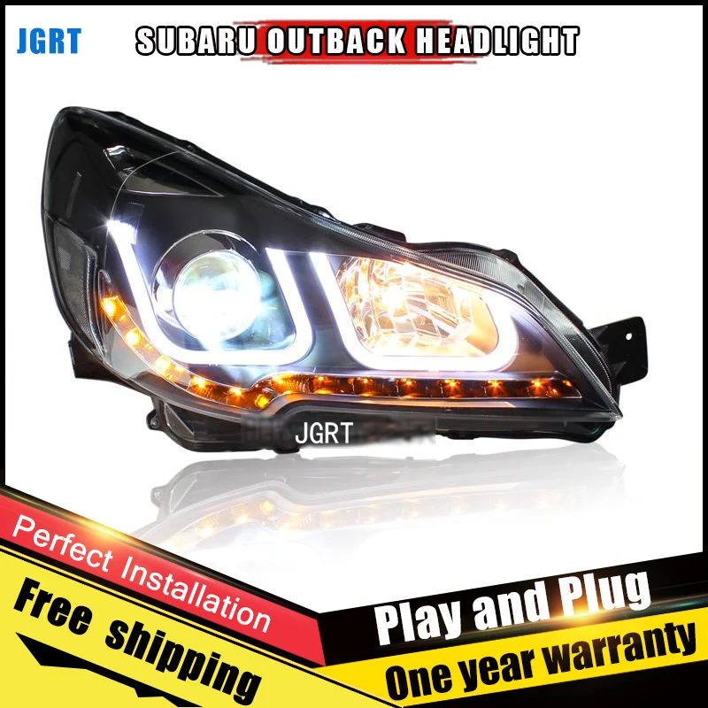 Car Style LED headlights for Subaru Outback 2010 2013 for Outback head