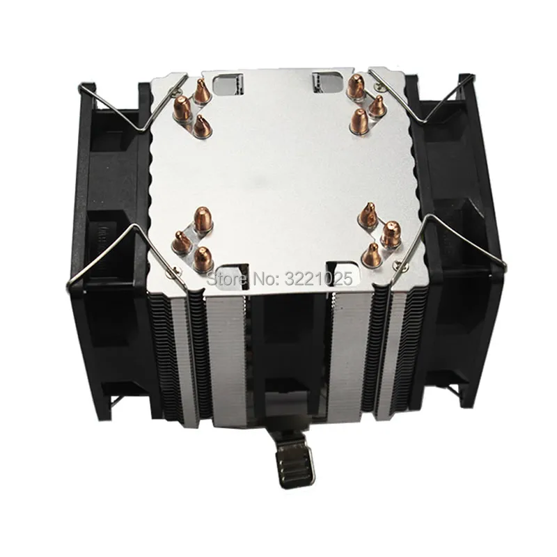 عالية الجودة 6 heatpipe ثنائي برج التبريد 9 سنتيمتر مروحة دعم 3 المشجعين 4PIN وحدة المعالجة المركزية برودة 775 115X1366 2011 AM3 AM4 FM1 FM2 Ryzen