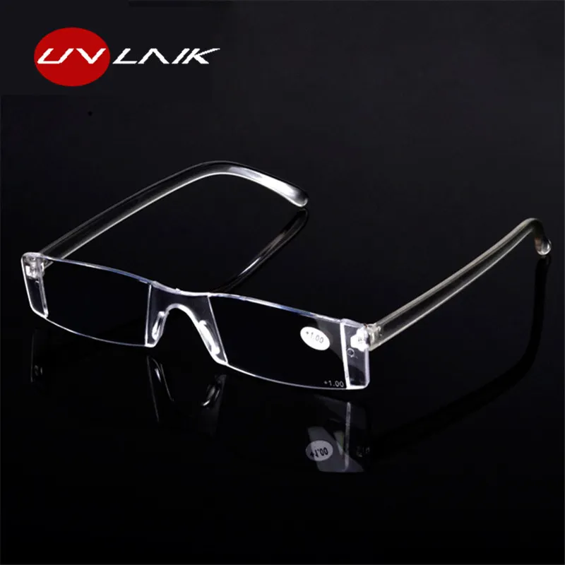 Buy UVLAIK Clear Reading Glasses Transparent Optical Read Eyeglasses Men Women