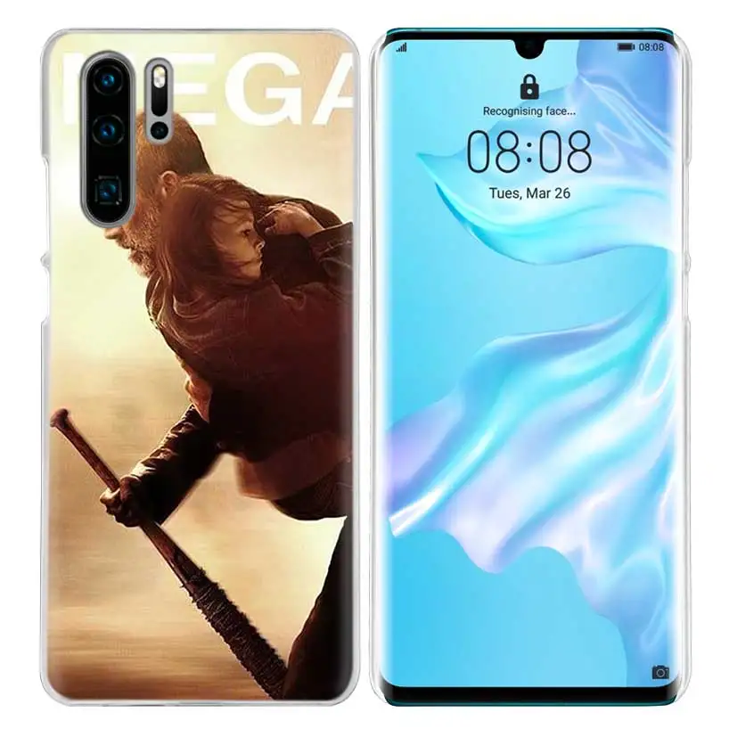 Чехол Negan Walking Dead для huawei P20 P Smart Z Plus Nova 5 5i P30 P10 P9 P8 mate 10 20 lite Pro жесткий чехол для телефона из поликарбоната